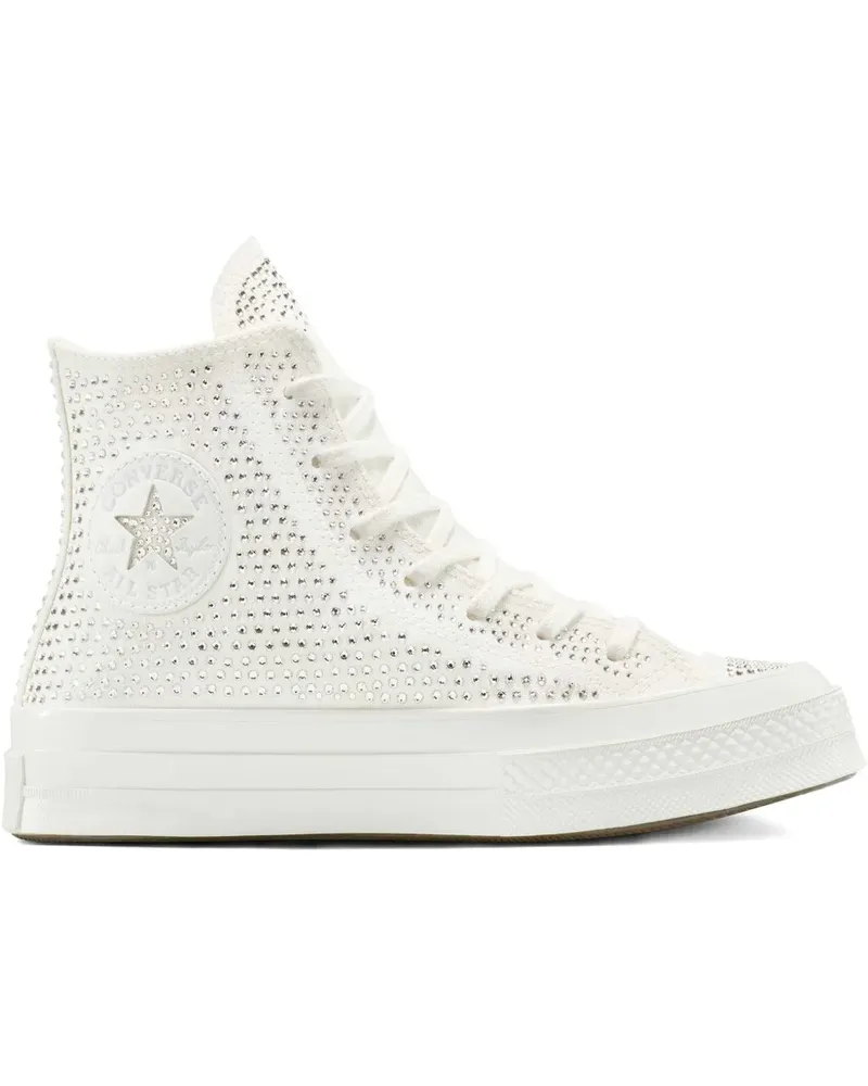 Converse Chuck 70 Hi "Swarovski White" Sneakers - Weiß Weiß