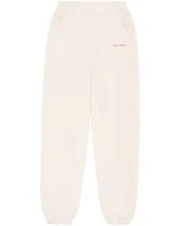 SPORTY & RICH Serif Jogginghose mit Logo-Print Nude