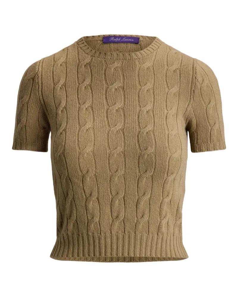 Ralph Lauren Pullover mit Zopfmuster - Braun Braun