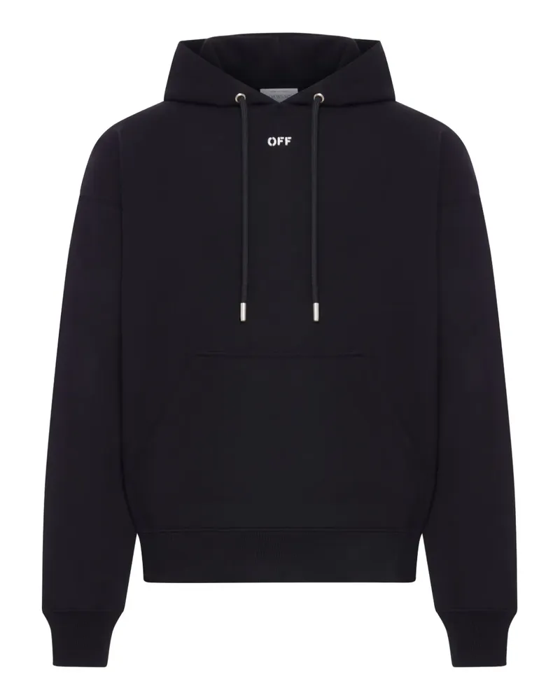 OFF-WHITE Hoodie mit Logo - Schwarz Schwarz
