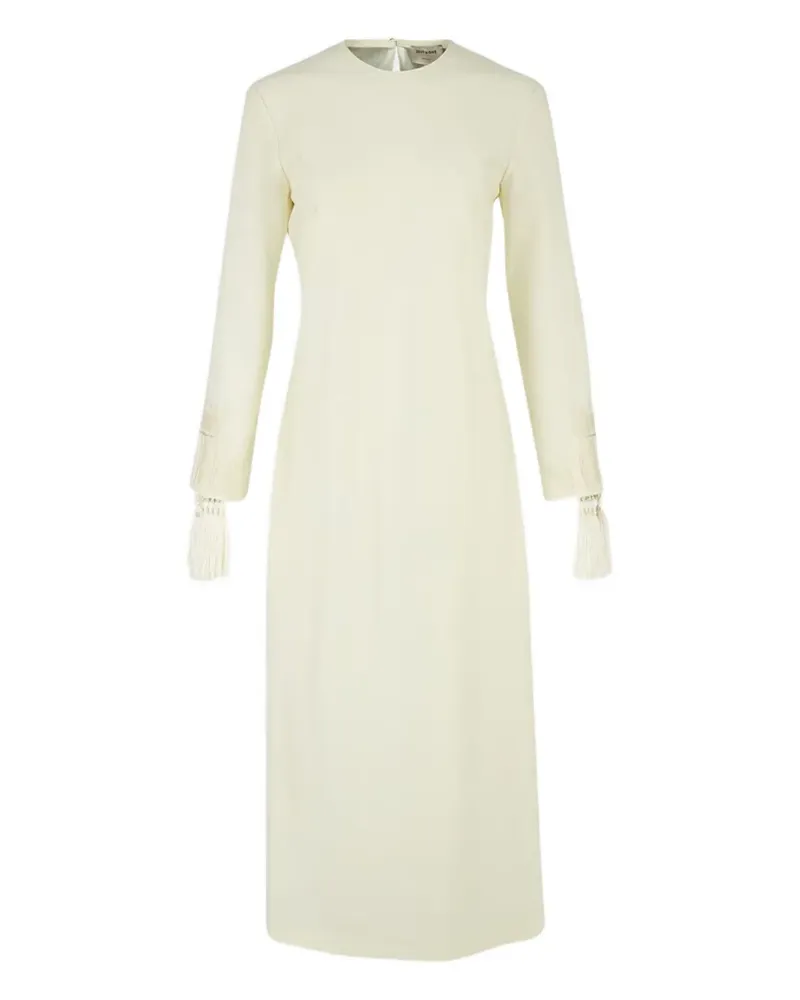 Zeus + Dione tassel-detail maxi dress - Nude Nude