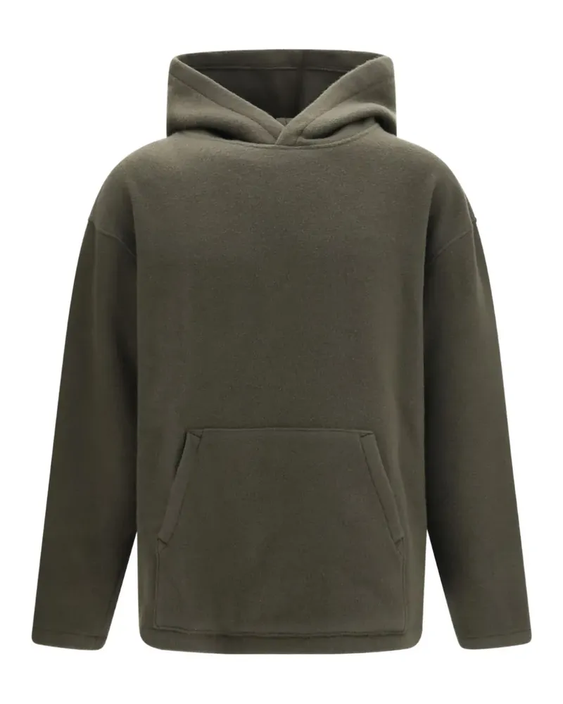 Rier Fleece-Hoodie mit Beuteltasche - Grün Grün