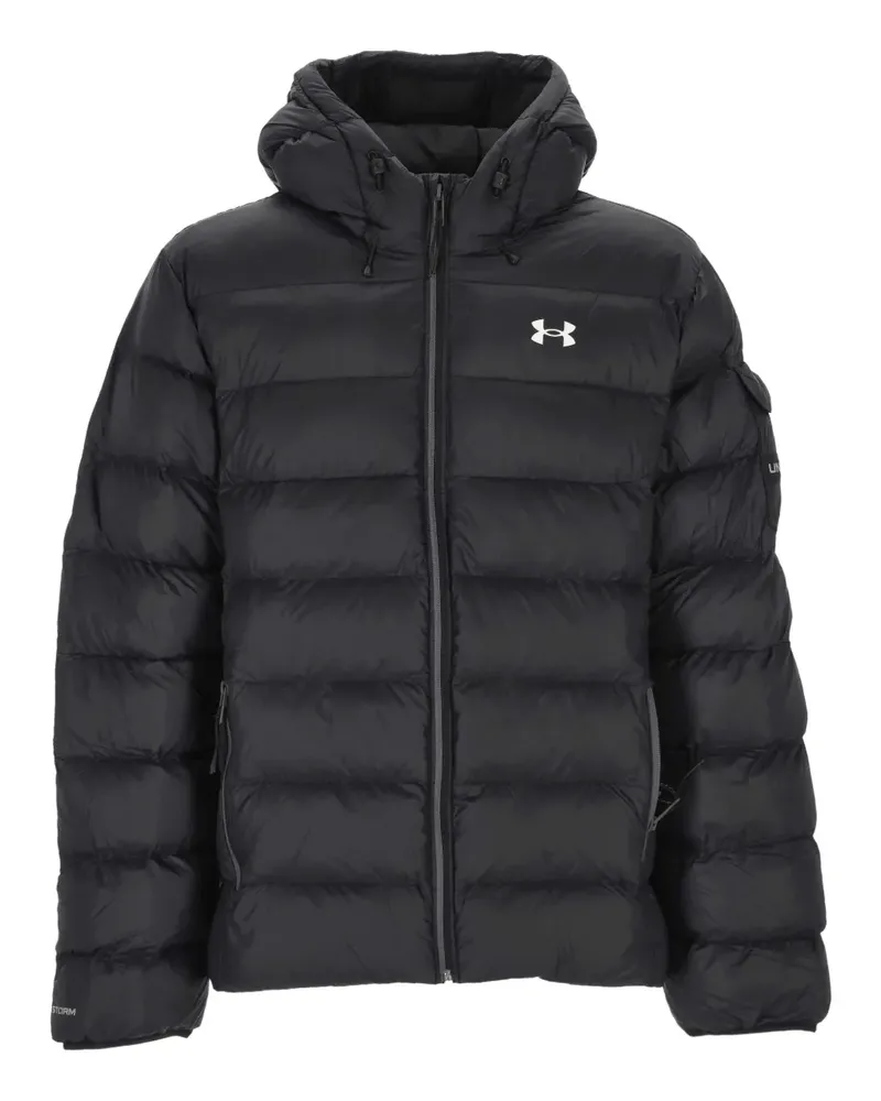 Under Armour Kapuzenjacke mit Logo - Schwarz Schwarz