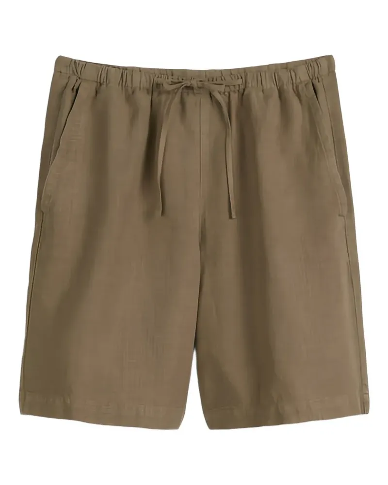 Marc O'Polo Shorts aus Leinen mit Kordelzug - Braun Braun