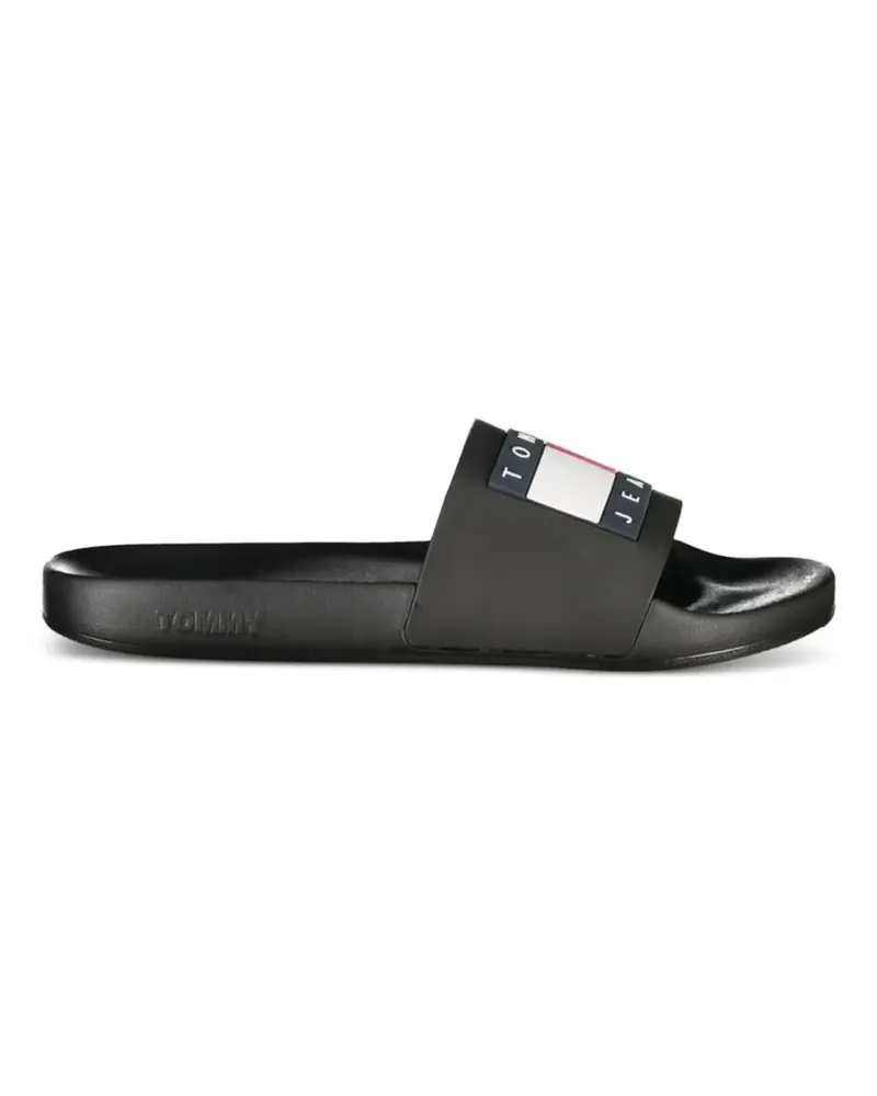 Tommy Hilfiger Flag slides - Schwarz Schwarz
