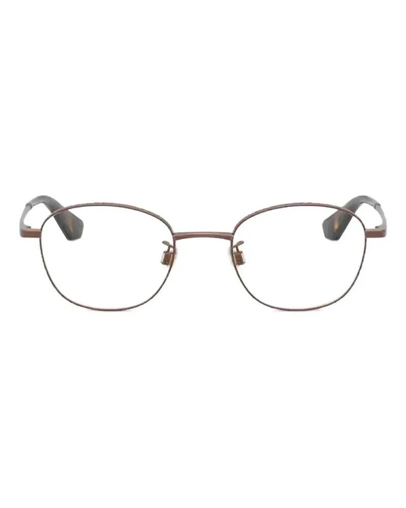 Burberry Brille mit rundem Gestell - Braun Braun