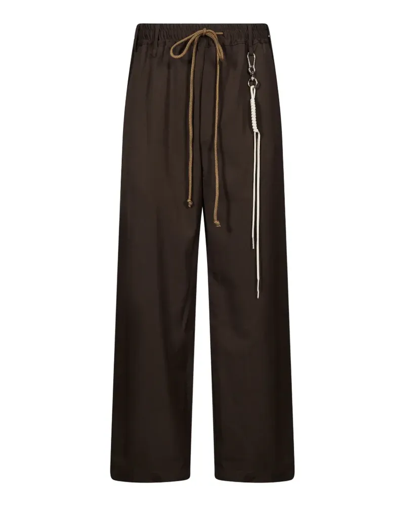 Song For The Mute Loose Pin Stitch Hose - Braun Braun