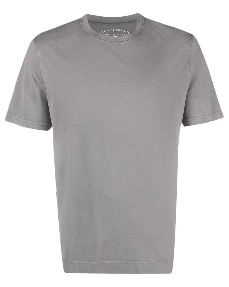 Fedeli T-Shirt mit Rundhalsausschnitt - Grau Grau