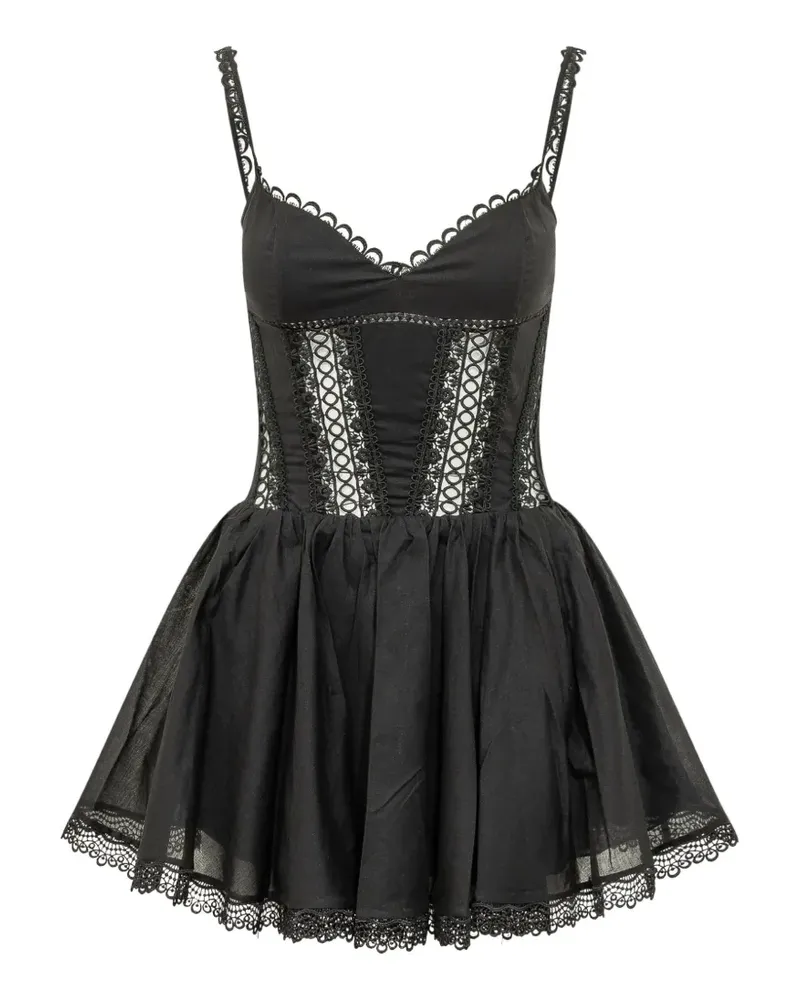 Charo Ruiz Gardenia mini dress - Schwarz Schwarz