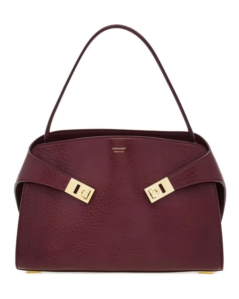 Ferragamo Mittelgroße Hug Schultertasche - Rot Rot