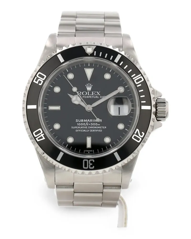 Rolex 1998 Submariner Date 40mm watch - Schwarz Schwarz