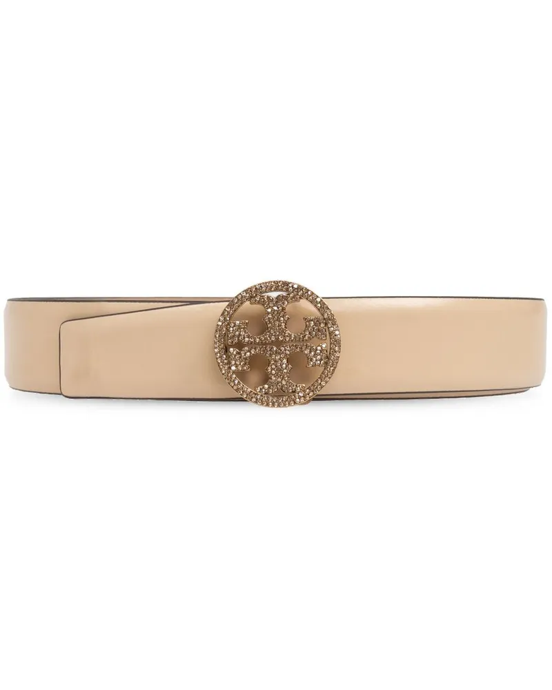 Tory Burch Miller Gürtel mit Kristallverzierung - Nude Nude