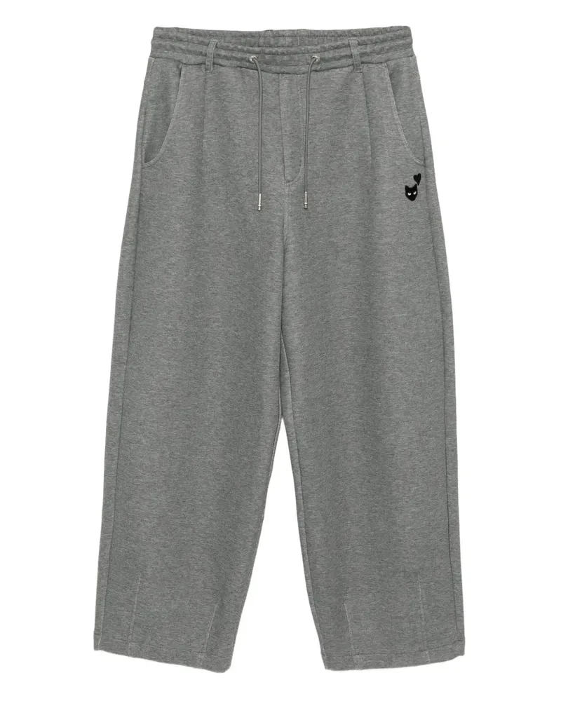 SONGZIO Hose mit Panther-Stickerei - Grau Grau