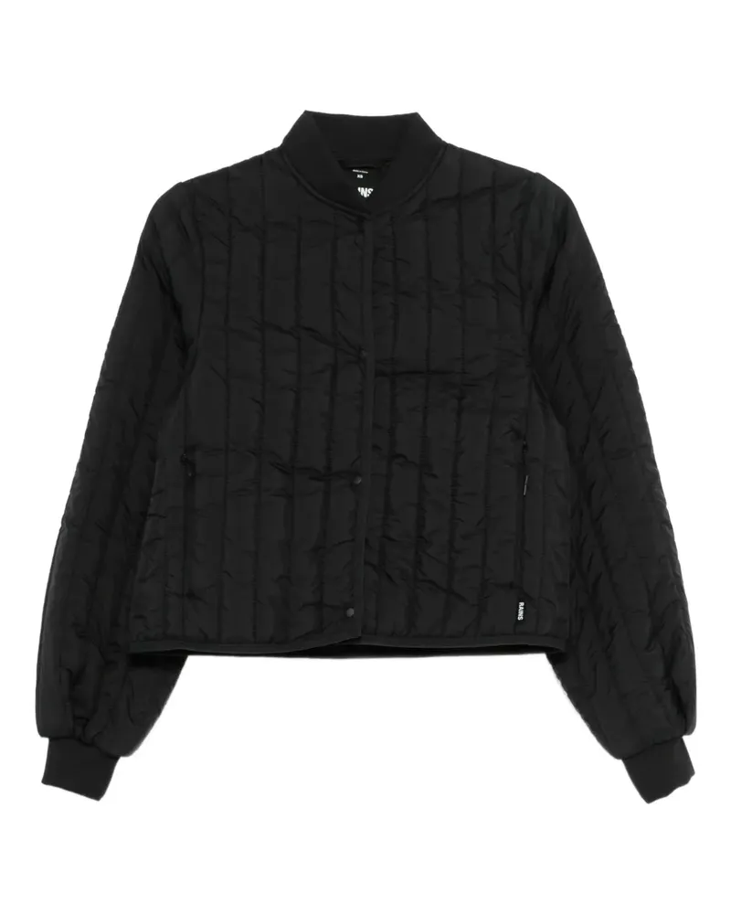 RAINS Banja Liner Bomberjacke - Schwarz Schwarz