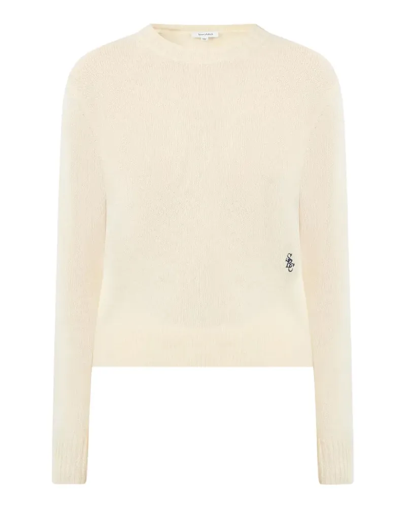 SPORTY & RICH logo sweater - Nude Nude