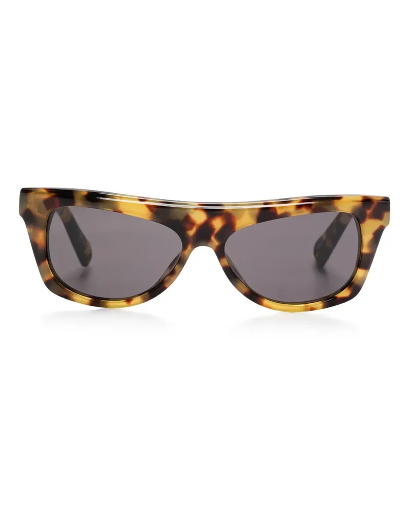 Jacquemus The Pina Sonnenbrille - Gelb Gelb