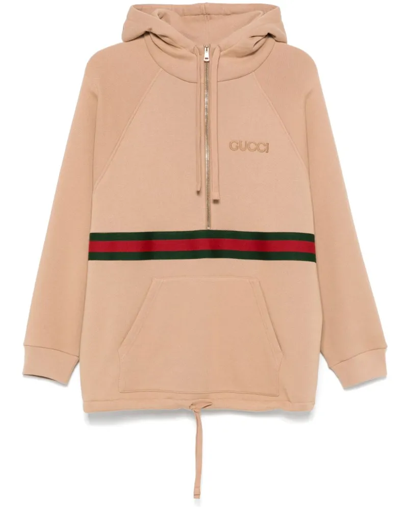 Gucci Minikleid mit Kapuze - Nude Nude