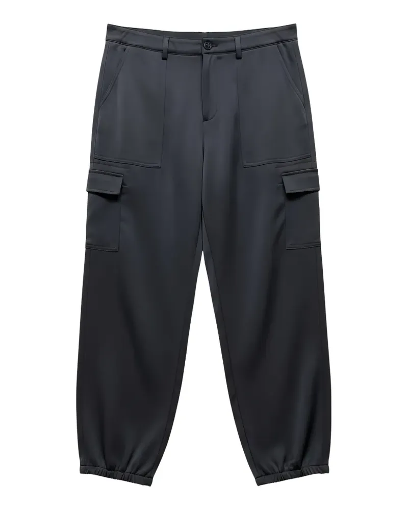 Black Label Jogginghose mit elastischen Bündchen - Schwarz Schwarz