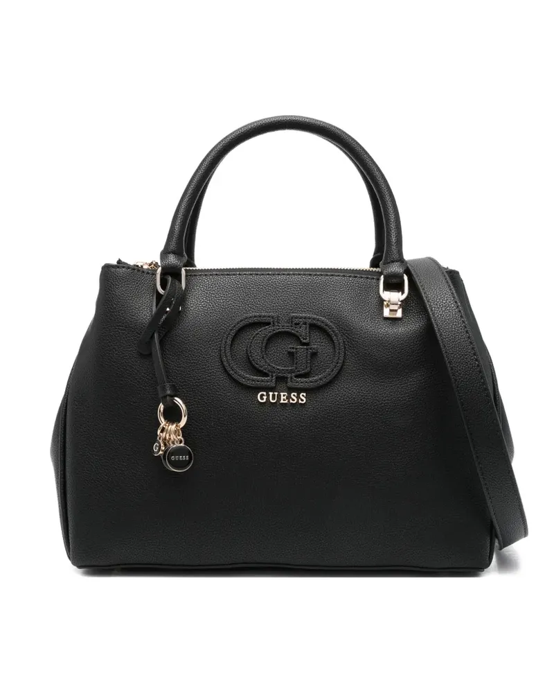 Guess Handtasche mit Logo - Schwarz Schwarz