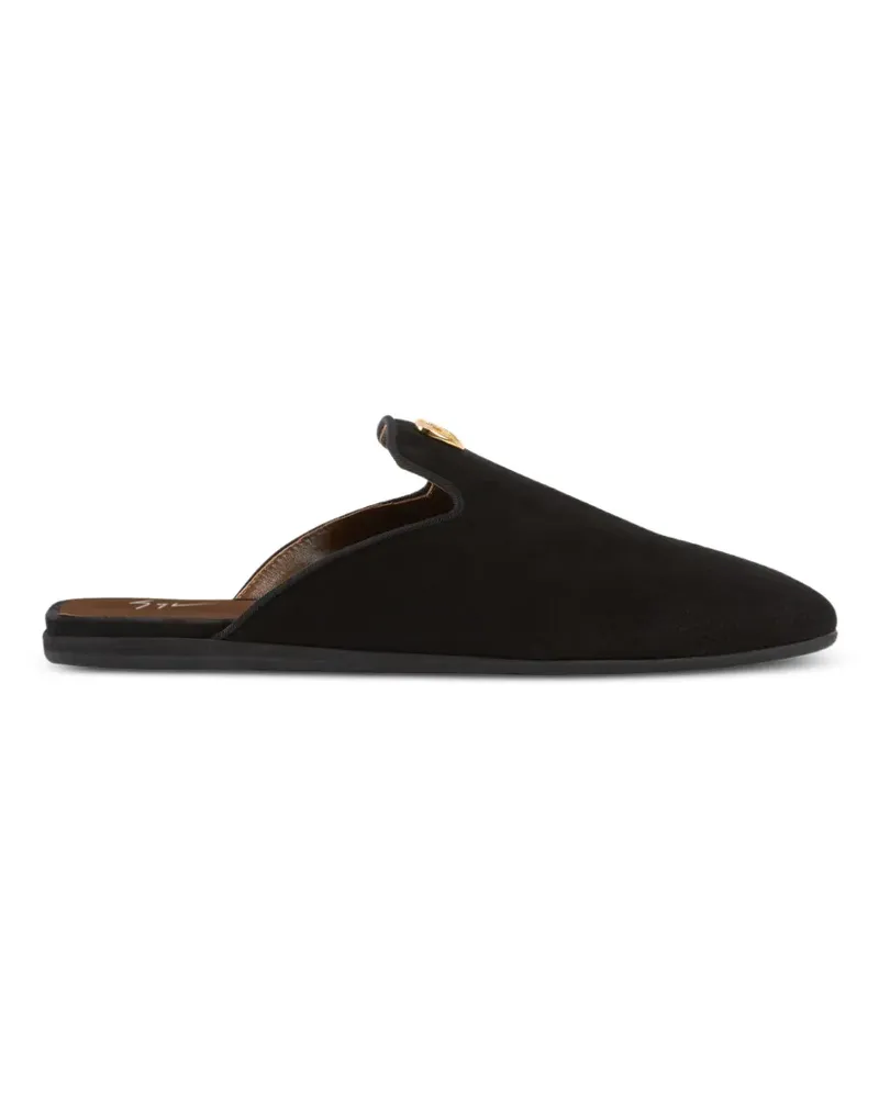 Giuseppe Zanotti Seal slipper - Schwarz Schwarz