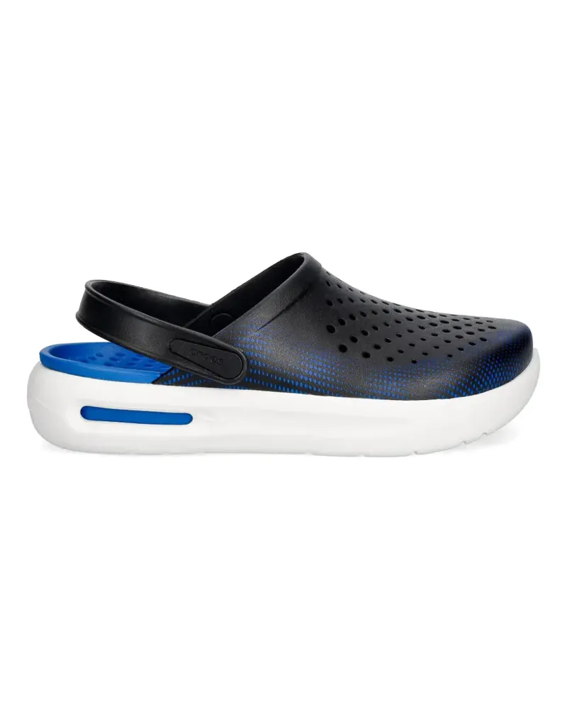 Crocs Perforierte InMotion Micro Geo Clogs - Schwarz Schwarz