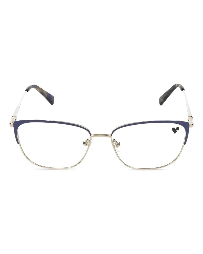 Longchamp Cat-Eye-Brille - Gold Gold