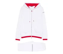 Jogginganzug mit Kontrastdetails - Weiß