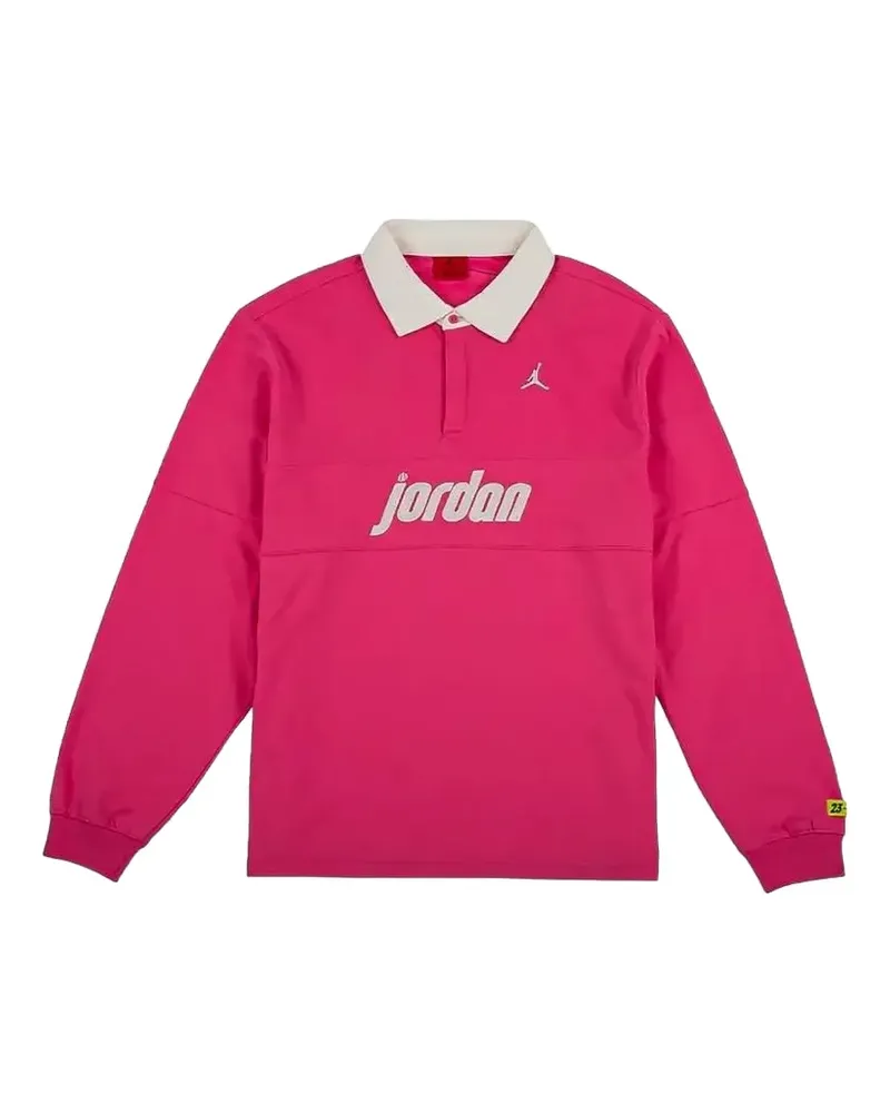 Jordan Brooklyn Langarm-Poloshirt - Rosa Rosa