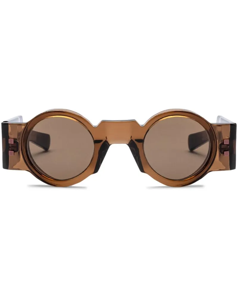 Balmain Runde Olivier Sonnenbrille - Braun Braun