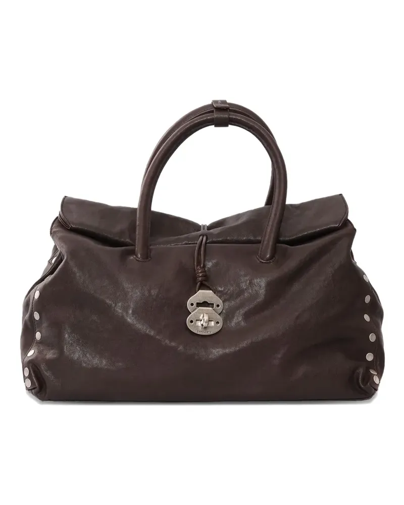 Zanellato Dotta Tote Bag - Braun Braun