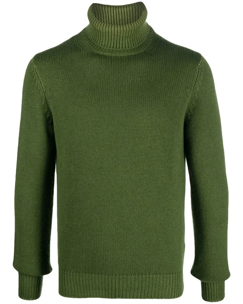 Dell'oglio Gestrickter Rollkragenpullover - Grün Grün