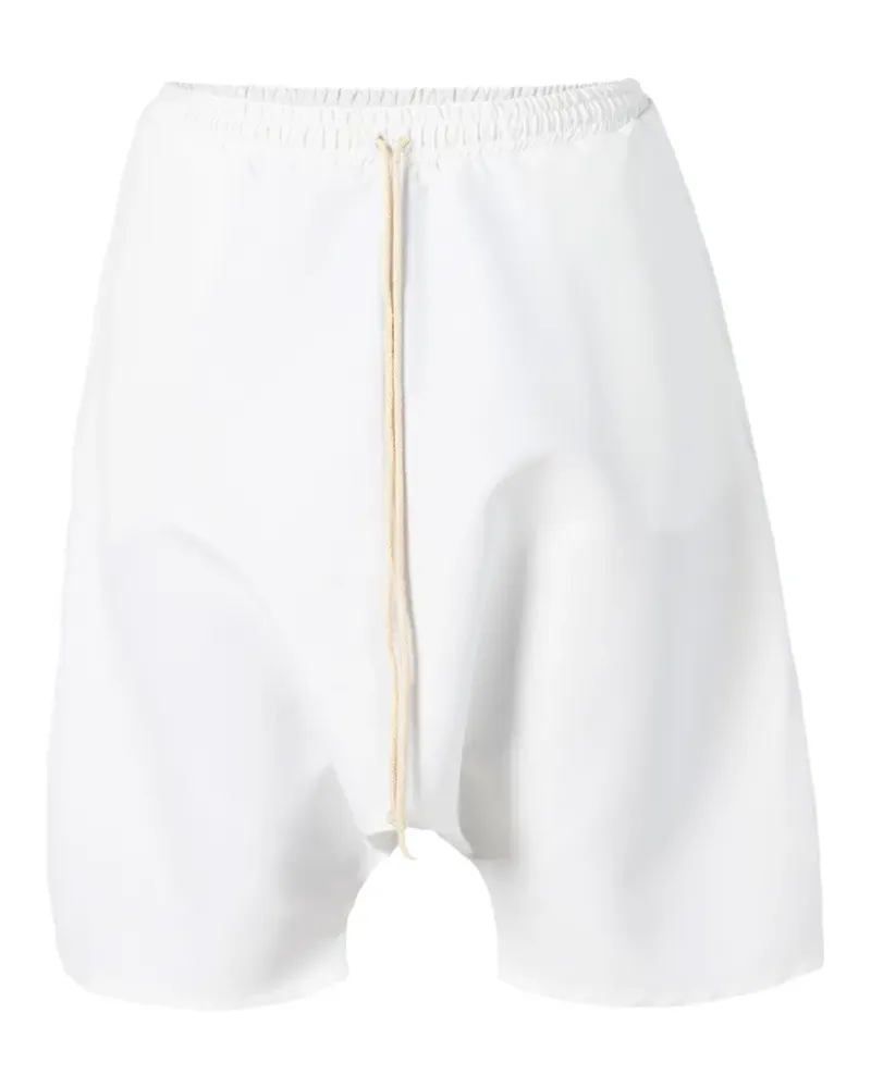 ALCHEMY drop-crotch drawstring shorts - Weiß Weiß