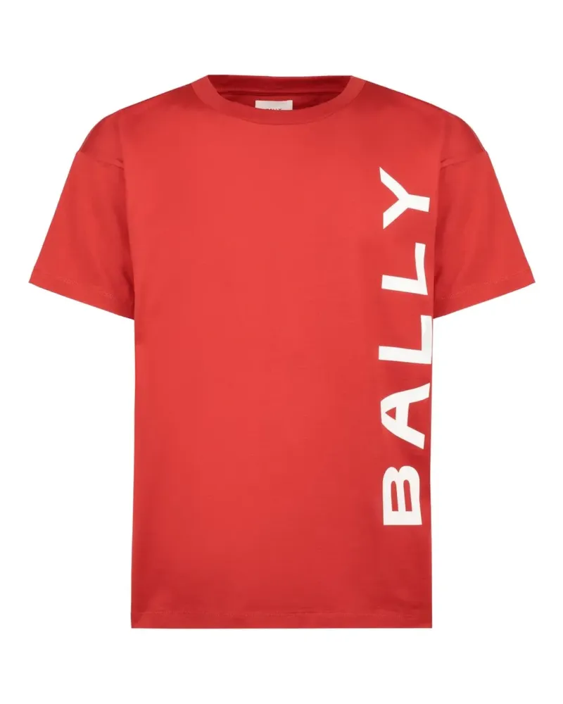 Bally T-Shirt mit Logo-Detail - Rot Rot