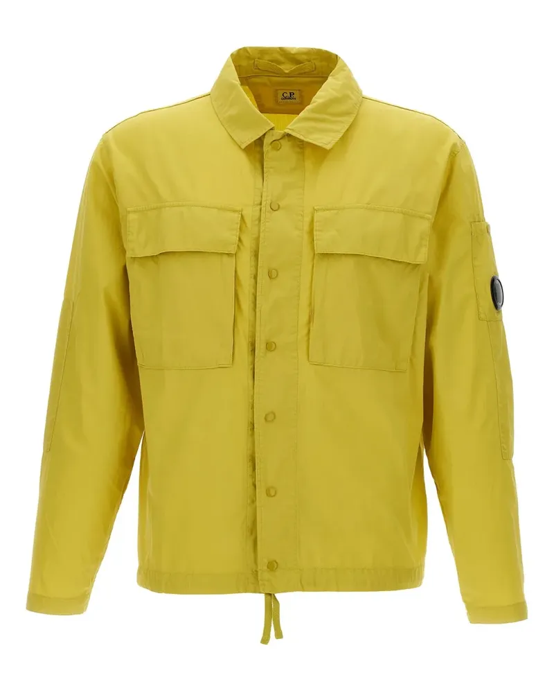 C.P. Company Hemdjacke mit Lens-Detail - Gelb Gelb
