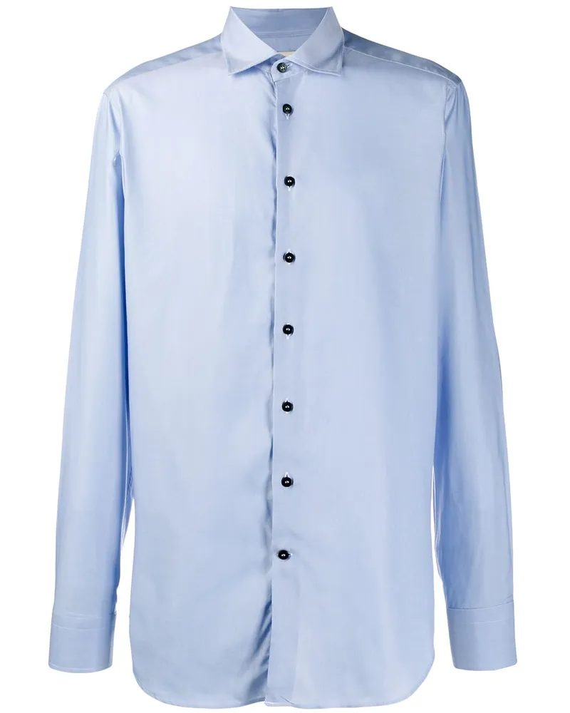 Etro Hemd mit Kent-Kragen - Blau Blau
