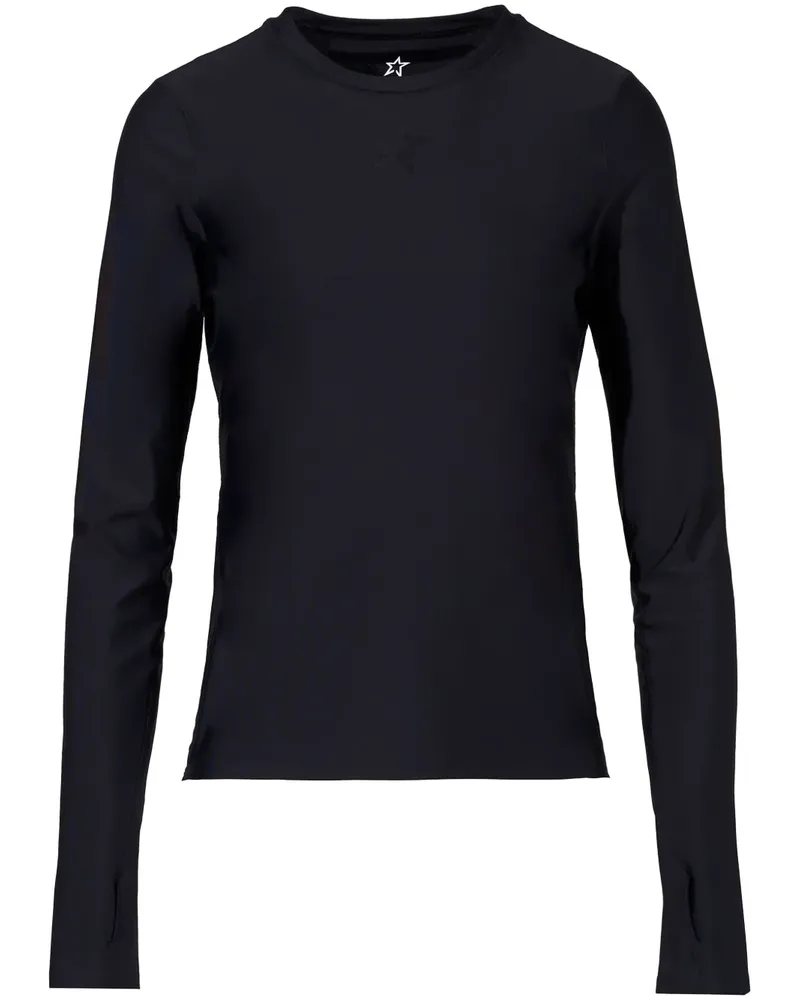 Perfect Moment Klassisches Langarmshirt - Schwarz Schwarz