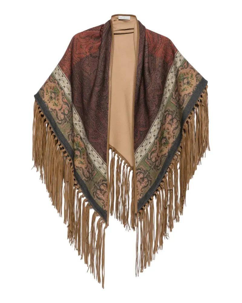 Pierre-Louis Mascia Schal mit Paisley-Print - Braun Braun
