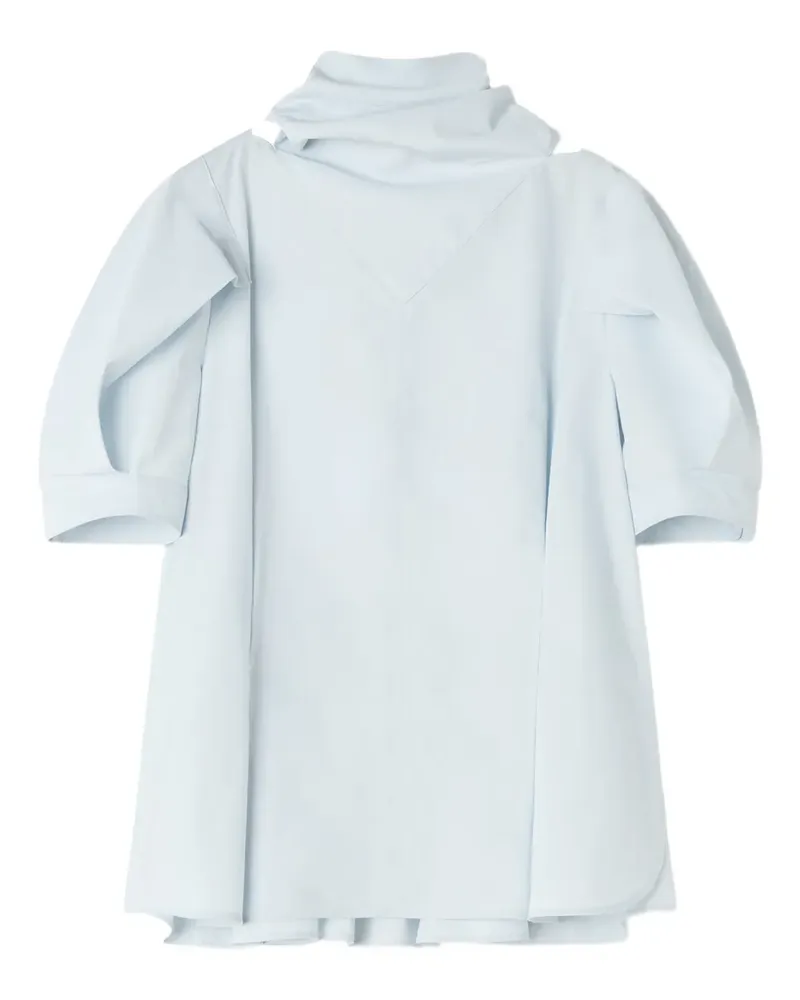 Lanvin Bluse mit Schleife - Blau Blau