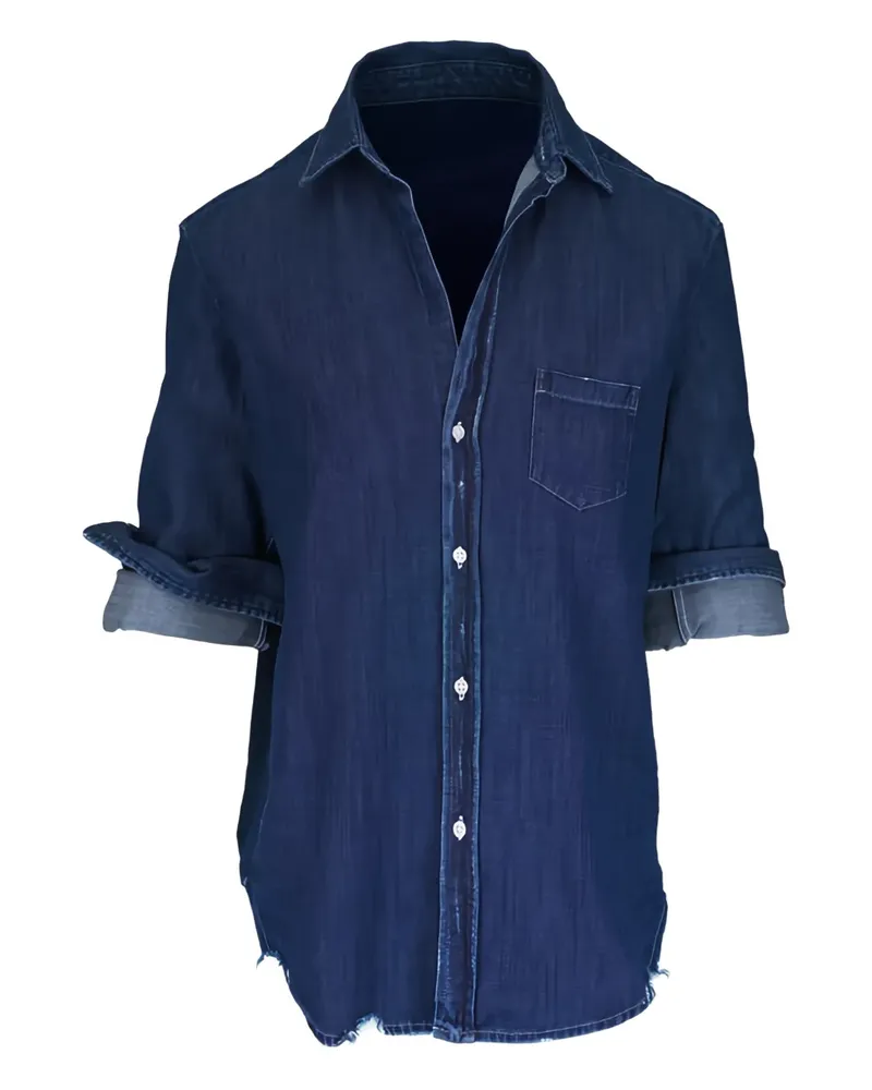 Frank & Eileen Klassisches Hemd - Blau Blau