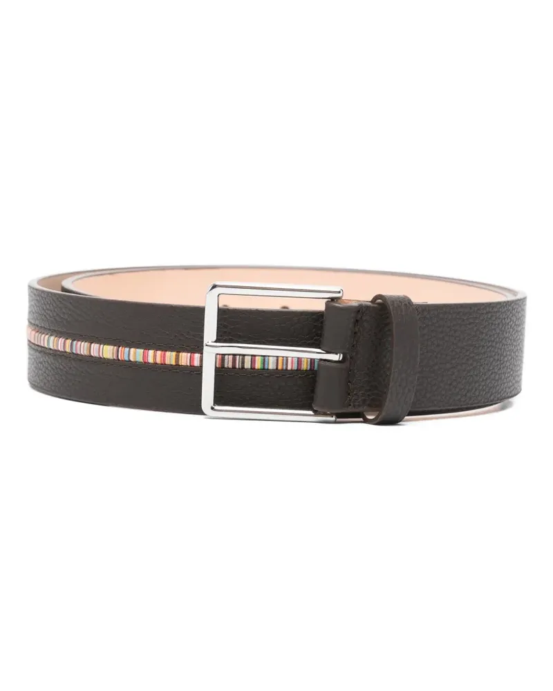 Paul Smith Gürteltasche mit Streifen - Braun Braun