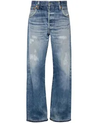 RE/DONE Jeans mit hohem Bund Blau