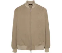 Bomberjacke mit Zucca-Jacquardmuster - Braun