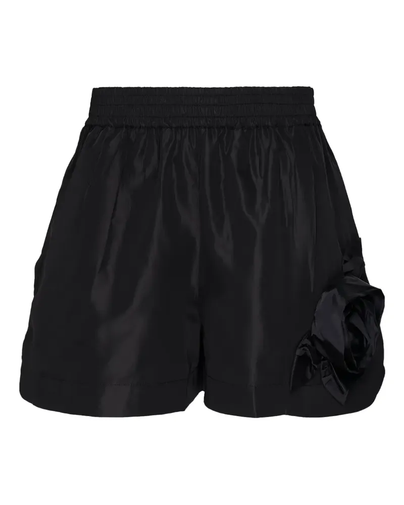 Simone Rocha split-hem shorts - Schwarz Schwarz