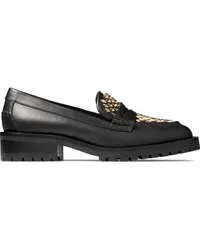 Jimmy Choo Loafer mit Nieten Schwarz