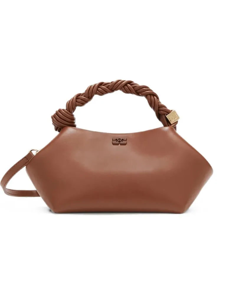 Ganni Kleine Bou Tasche in Braun Braun