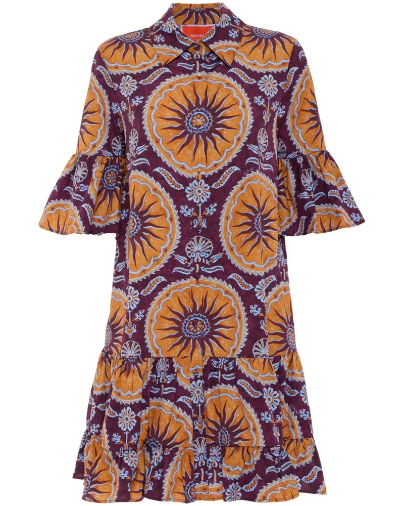 La DoubleJ Chorux Minikleid - Violett Violett