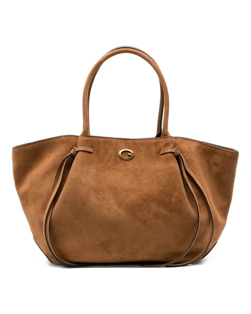 Guess Allegra Tote Bag mit G-Logo - Braun Braun