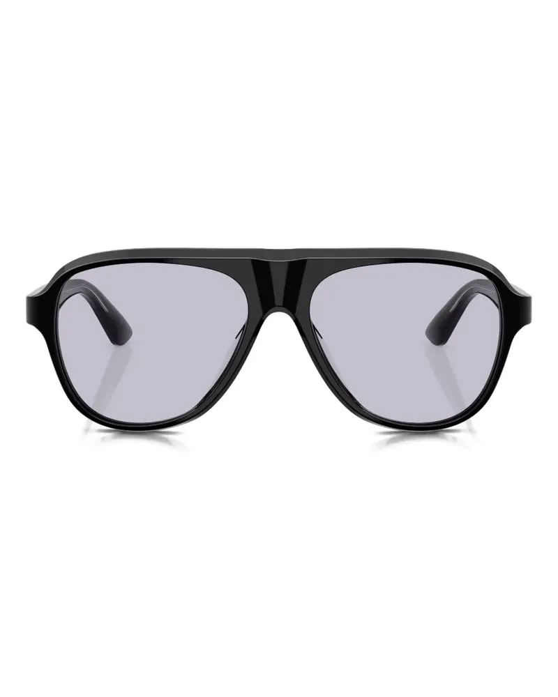 Oliver Peoples pilot-frame glasses - Schwarz Schwarz