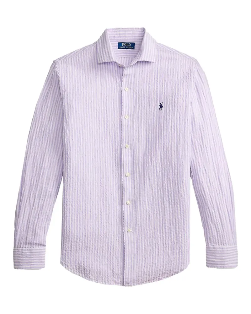 Ralph Lauren striped seersucker shirt - Violett Violett