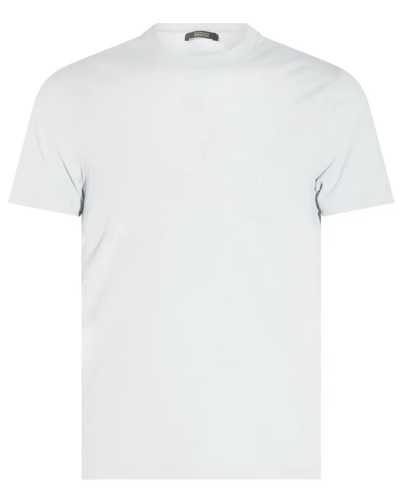 Zanone T-Shirt aus Jersey - Weiß Weiß